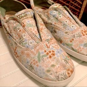Keds Floral Slip-ons (Rifle Paper Company Collab)